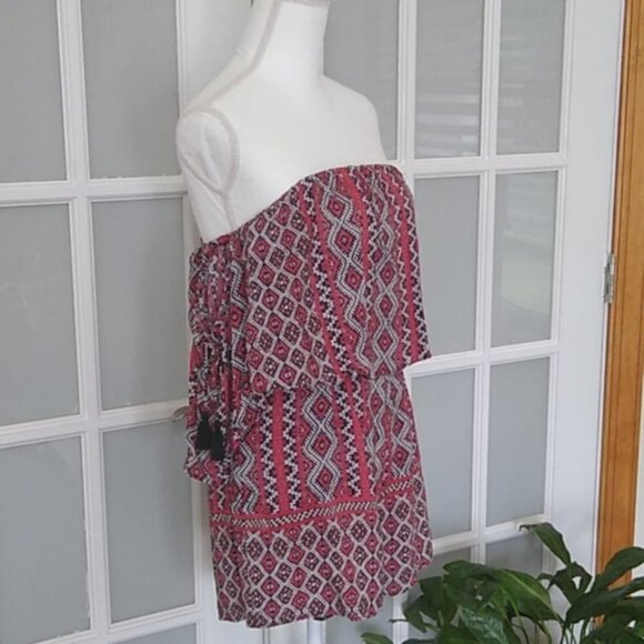 NEW ale by Alessandra Gerarda Boho Hippie Romper - Picture 3 of 14